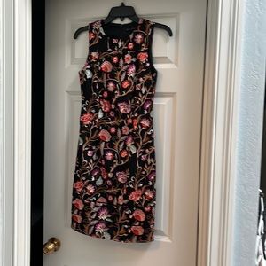 Embroidered flowered WHBM dress